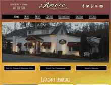 Tablet Screenshot of amoresherman.com